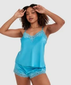 Angelica Cami - Teal 10 Angelica Cami - Teal -BRAS N THINGS Sales angelica cami teal 01324306 7