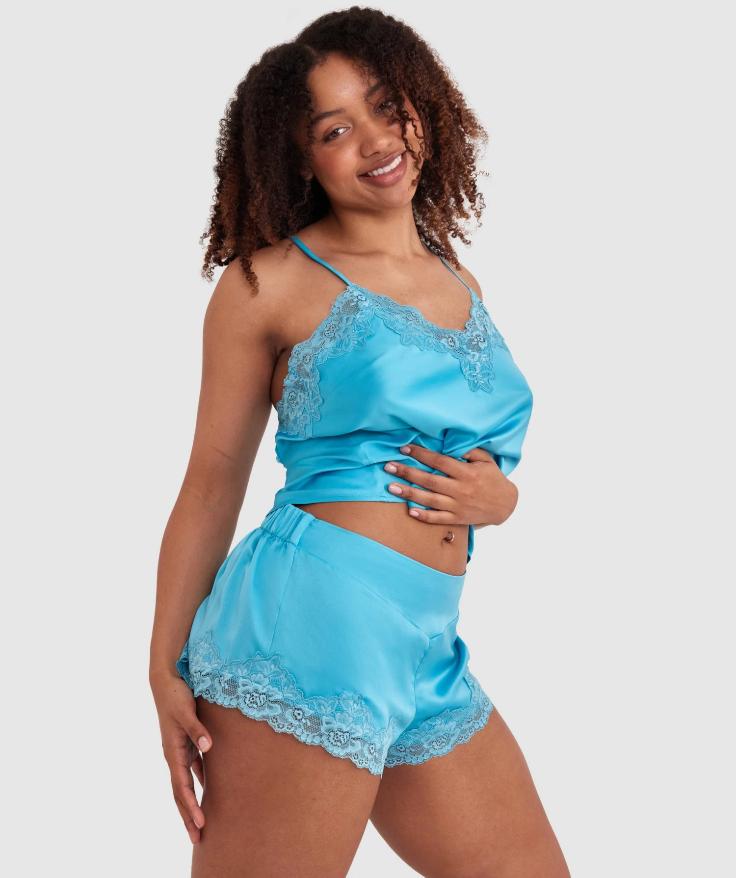 Angelica Short - Teal 5 Angelica Short - Teal - Image 3