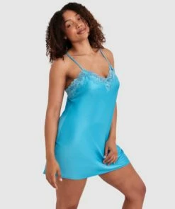 Angelica Slip - Teal