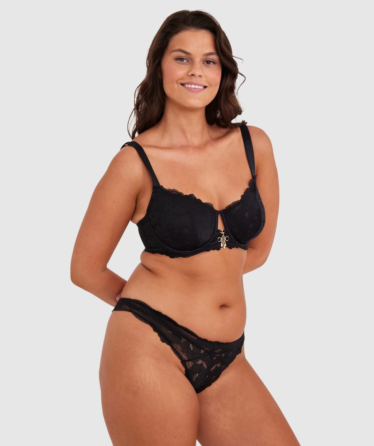 Annalise Full Coverage Bra - Black 4 Annalise Full Coverage Bra - Black - Image 2