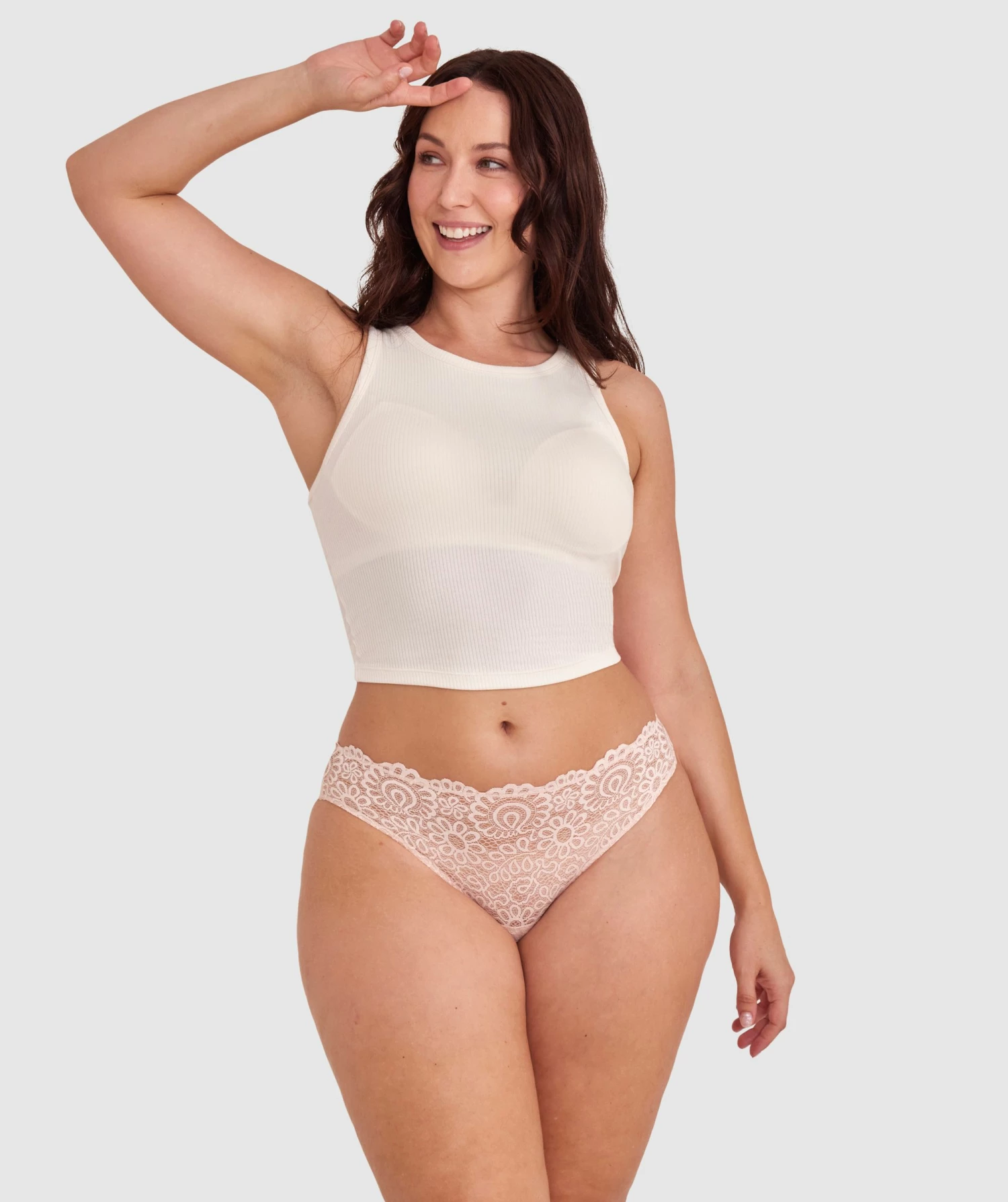 Audrey Bikini Brief - Blush Pink 4 Audrey Bikini Brief - Blush Pink - Image 2