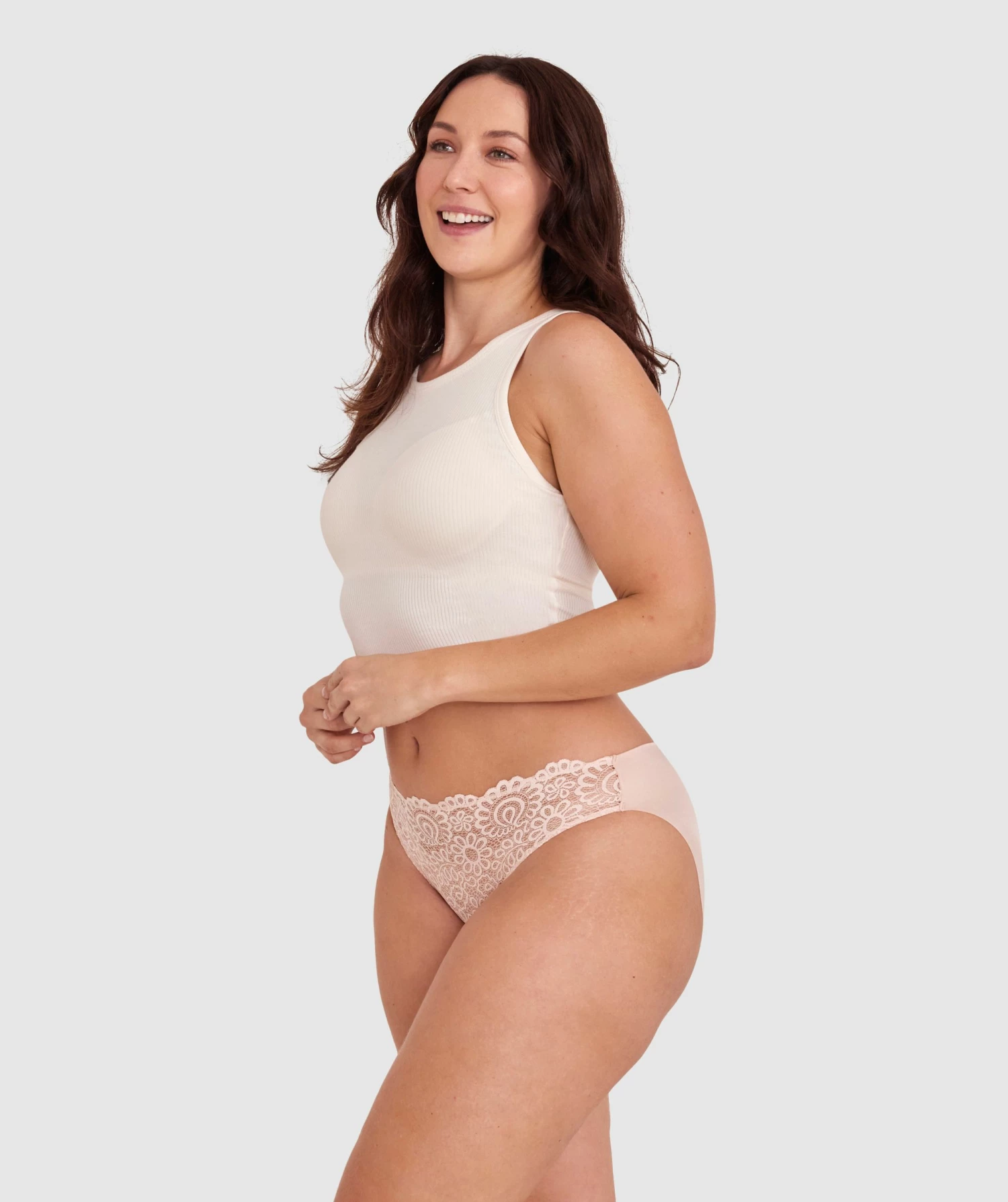 Audrey Bikini Brief - Blush Pink 5 Audrey Bikini Brief - Blush Pink - Image 3