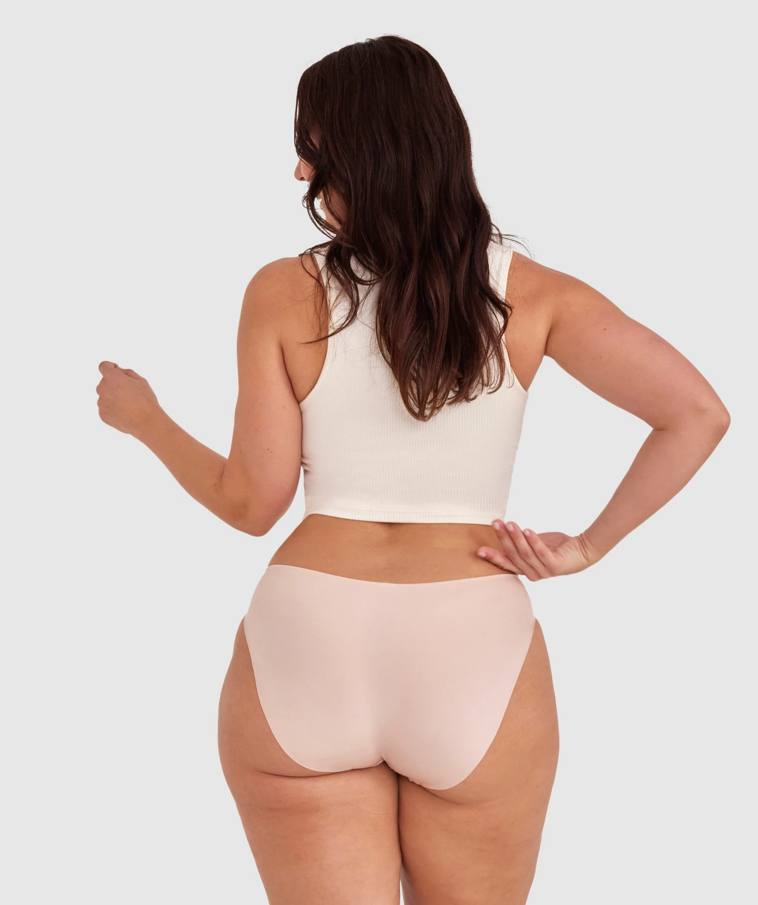 Audrey Bikini Brief - Blush Pink 6 Audrey Bikini Brief - Blush Pink - Image 4