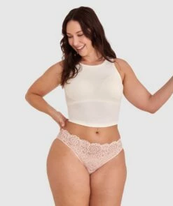 Audrey Bikini Brief - Blush Pink 11 Audrey Bikini Brief - Blush Pink -BRAS N THINGS Sales audrey bikini brief blush pink 01491101 4