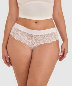 Audrey Brazilian Knicker - Ivory