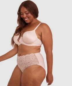 Audrey Full Brief Knicker - Blush Pink -BRAS N THINGS Sales audrey full brief knicker blush pink 00569306