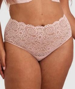 Audrey Full Brief Knicker - Blush Pink