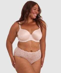 Audrey Full Brief Knicker - Blush Pink -BRAS N THINGS Sales audrey full brief knicker blush pink 00569306 5