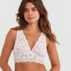 Aurelia Longline Bralette - Ivory -BRAS N THINGS Sales aurelia longline bralette ivory 01476101 9