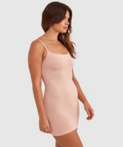 Base Layers Basic Slip Dress - Nude 11 Base Layers Basic Slip Dress - Nude -BRAS N THINGS Sales base layers basic slip dress nude 01474501 18