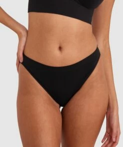 Base Layers Bikini Knicker - Black