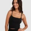 Base Layers Cami - Black -BRAS N THINGS Sales base layers cami black 01418002 18