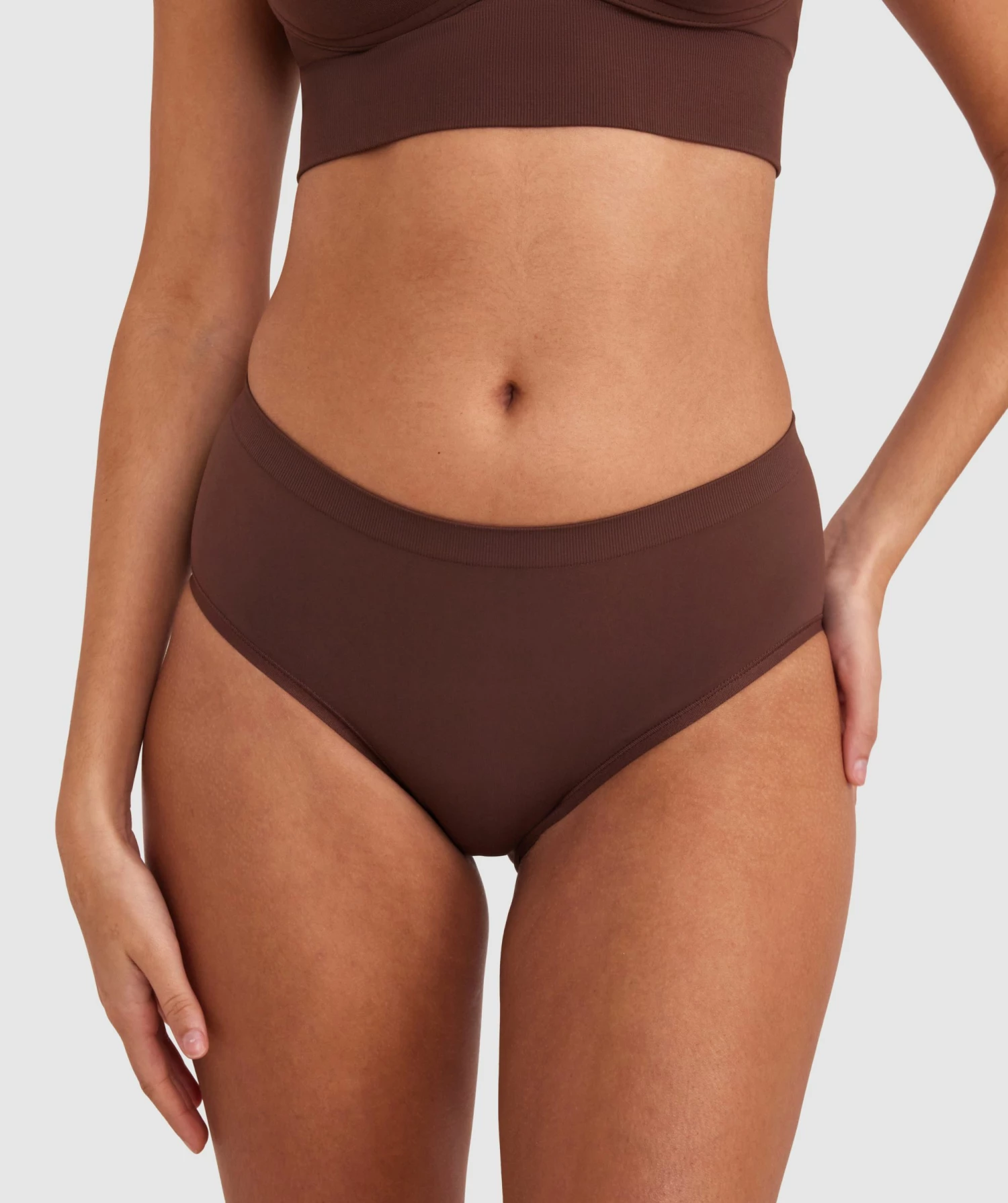 Base Layers Hipster Brief - Dark Brown 3 Base Layers Hipster Brief - Dark Brown