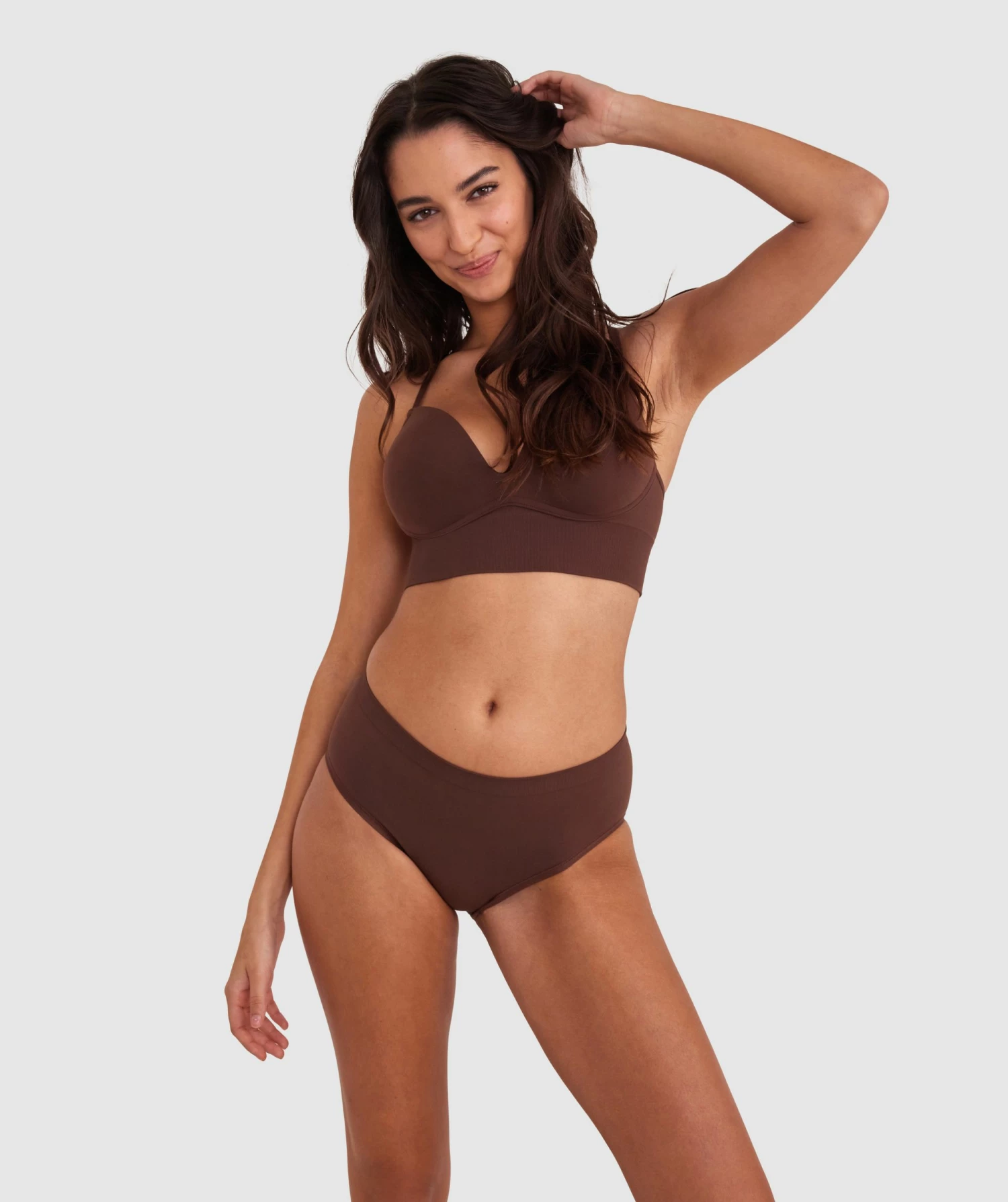 Base Layers Hipster Brief - Dark Brown 4 Base Layers Hipster Brief - Dark Brown - Image 2
