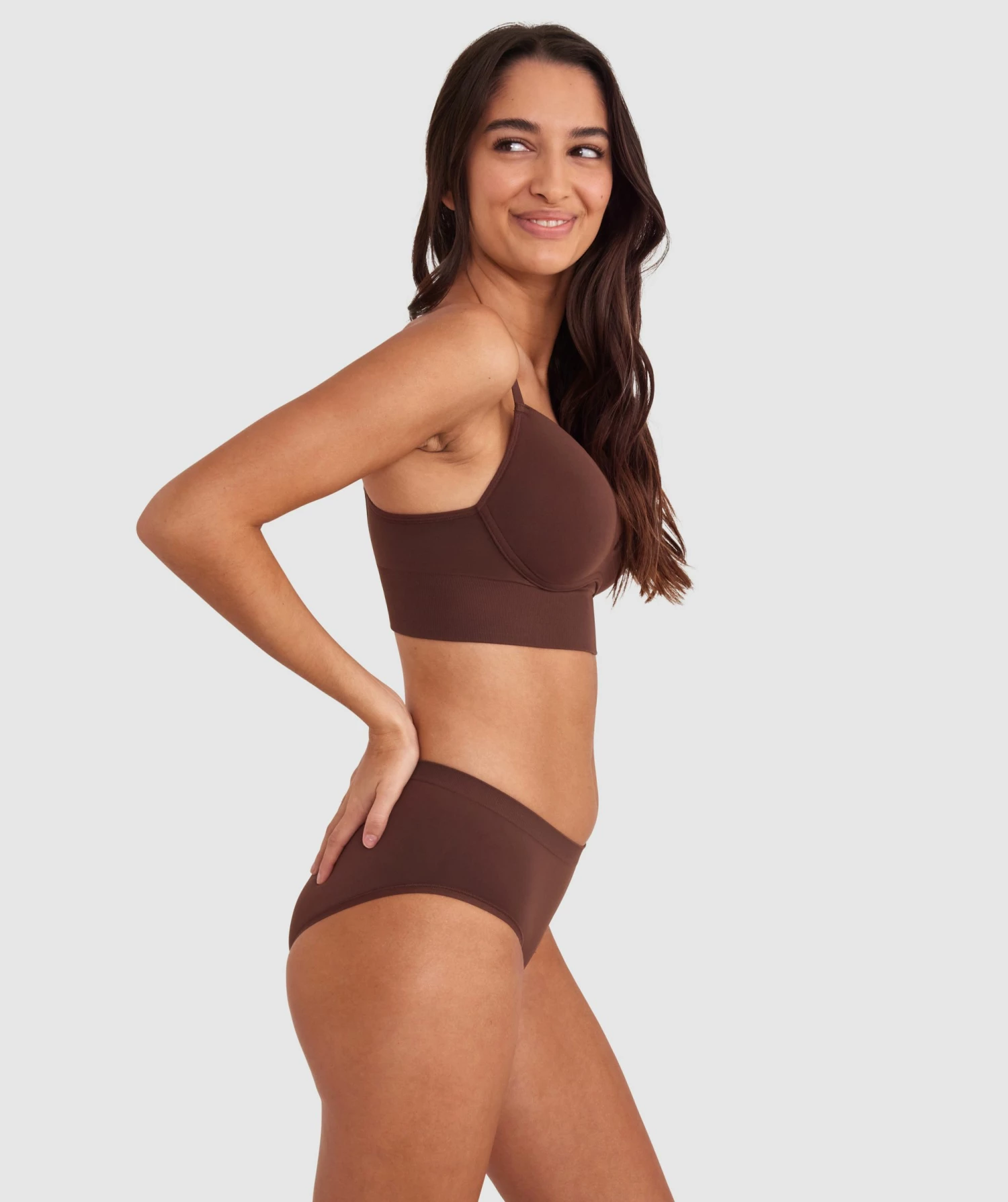 Base Layers Hipster Brief - Dark Brown 5 Base Layers Hipster Brief - Dark Brown - Image 3