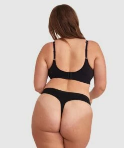 Base Layers Long Line Push Up Bra - Black 12 Base Layers Long Line Push Up Bra - Black -BRAS N THINGS Sales base layers long line push up bra black 01418404 11