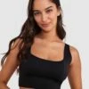 Base Layers Wirefree Crop - Black -BRAS N THINGS Sales base layers wirefree crop black 01415801 13