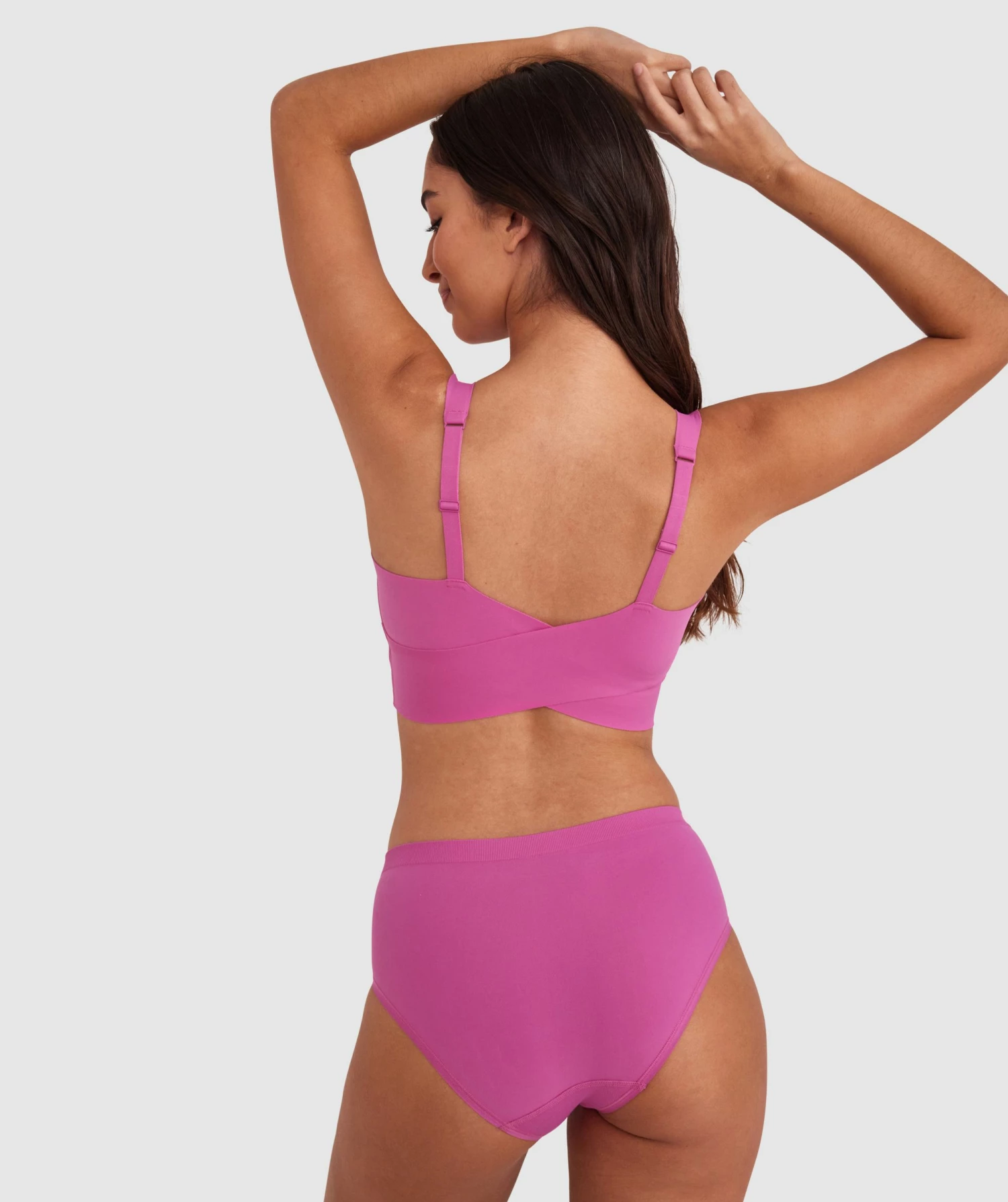 Base Layers Wirefree Crop - Pink 7 Base Layers Wirefree Crop - Pink - Image 5