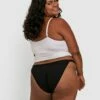 Basics Modal Blend High Leg Tanga Bikini - Black 2 Basics Modal Blend High Leg Tanga Bikini - Black -BRAS N THINGS Sales basics modal blend high leg tanga bikini black 01414401 2