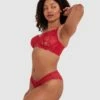 Bethany Brazilian Knicker - Red 2 Bethany Brazilian Knicker - Red -BRAS N THINGS Sales bethany brazilian knicker red 01098003 3