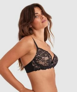 Bethany Essentials Push Up Bra - Black -BRAS N THINGS Sales bethany essentials push up bra black 01475201 2
