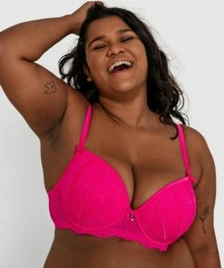 Bethany Push Up Bra - Pink