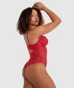 Front Page -BRAS N THINGS Sales bethany underwire bodysuit red 01373904 10
