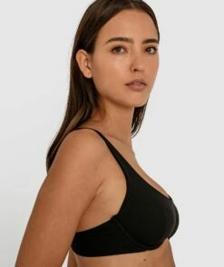 Billie Underwire Crop Bra - Black 10 Billie Underwire Crop Bra - Black -BRAS N THINGS Sales billie underwire crop bra black 01399702 10