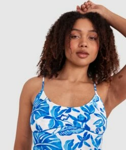 Blue Tropics Cami - Cobalt Blue