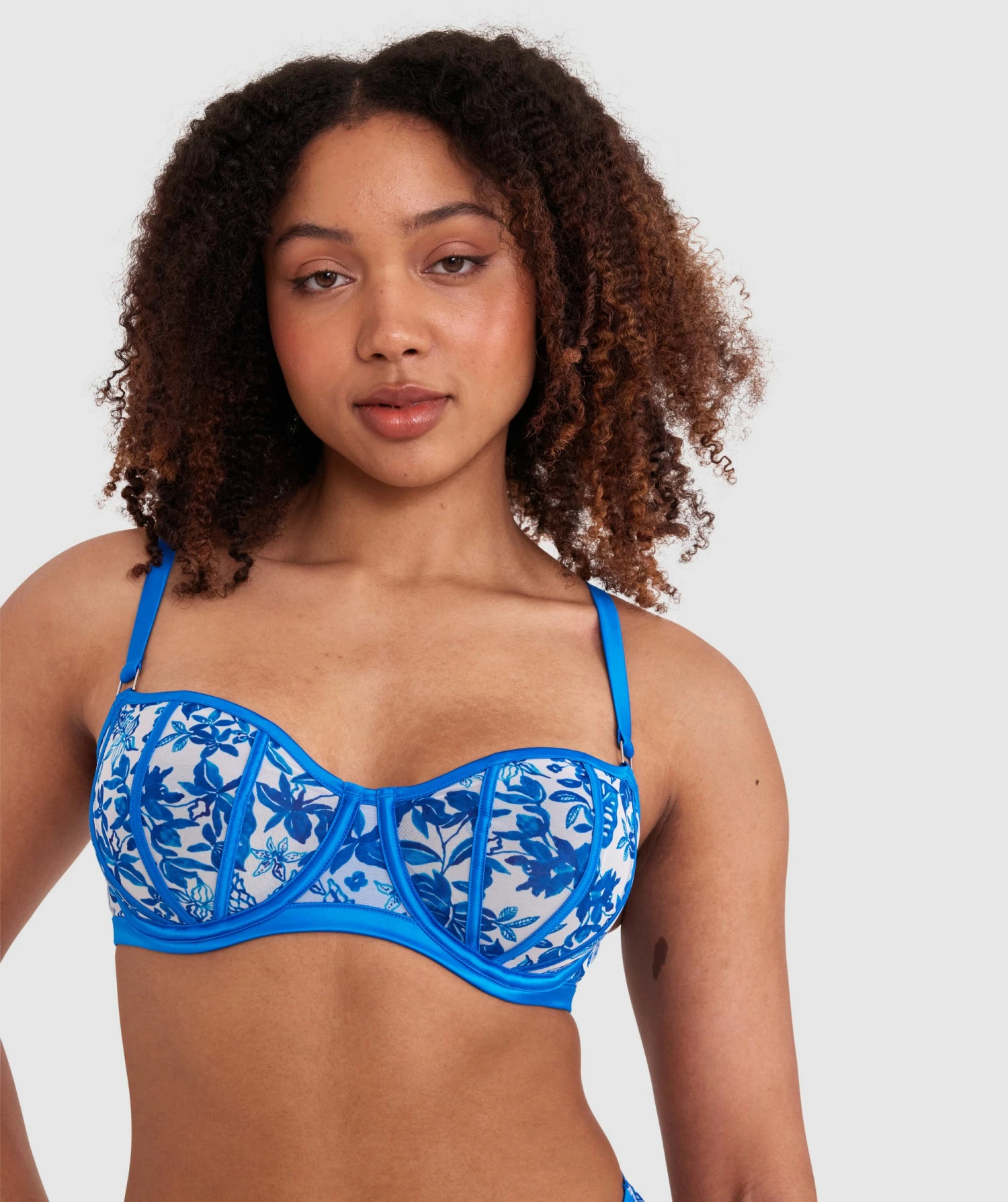 Blue Tropics Underwire Bra - Print Tropical 3 Blue Tropics Underwire Bra - Print Tropical