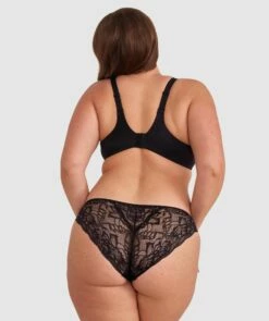 Body Bliss Full Lace Curvy Balconette Bra - Black -BRAS N THINGS Sales body bliss full lace curvy balconette bra black 01116502 6
