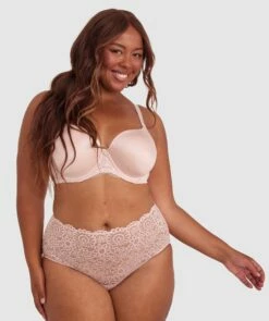 Body Bliss Lace Full Cup Bra - Blush Pink -BRAS N THINGS Sales body bliss lace full cup bra blush pink 00525003 2