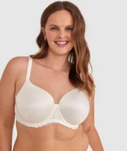 Body Bliss Lace Full Cup Bra - Ivory