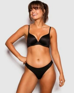Body Bliss Plunge Double Push Up - Black -BRAS N THINGS Sales body bliss plunge double push up black 00599101 3