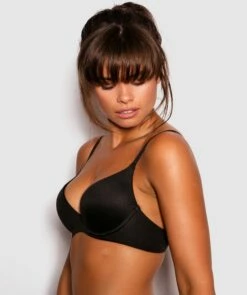 Body Bliss Plunge Double Push Up - Black -BRAS N THINGS Sales body bliss plunge double push up black 00599101 8