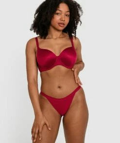 Body Bliss Tanga - Dark Red -BRAS N THINGS Sales body bliss tanga dark red 01301905 1
