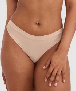 Body Bliss V-String Knicker - Nude