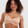 Body Bliss Wirefree Full Cup Bra - Nude -BRAS N THINGS Sales body bliss wirefree full cup bra nude 00969602 4