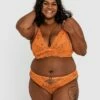Breeze Bralette - Orange 2 Breeze Bralette - Orange -BRAS N THINGS Sales breeze bralette orange 01413101 3