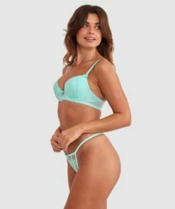 Bryanna Push Up Bra - Light Green 9 Bryanna Push Up Bra - Light Green -BRAS N THINGS Sales bryanna push up bra light green 01443603 6