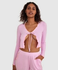 Chelsea Long Sleeve - Pale Pink 10 Chelsea Long Sleeve - Pale Pink -BRAS N THINGS Sales chelsea long sleeve pale pink 01434801 11