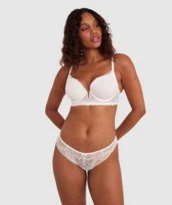 Chicago Contour Plunge Bra - Ivory 9 Chicago Contour Plunge Bra - Ivory -BRAS N THINGS Sales chicago contour plunge bra ivory 01477101 10