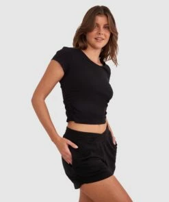 Chill Short Sleeve Shirt - Black 10 Chill Short Sleeve Shirt - Black -BRAS N THINGS Sales chill short sleeve shirt black 01439901 4