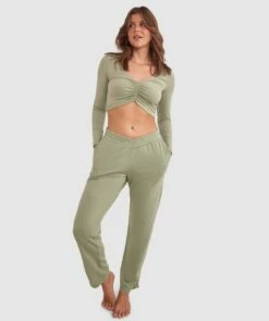 Chill V Front Jogger - Khaki 11 Chill V Front Jogger - Khaki -BRAS N THINGS Sales chill v front jogger khaki 01440002 6