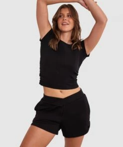Chill V Front Short - Black 10 Chill V Front Short - Black -BRAS N THINGS Sales chill v front short black 01440201 10