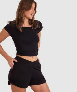 Chill V Front Short - Black 11 Chill V Front Short - Black -BRAS N THINGS Sales chill v front short black 01440201 5