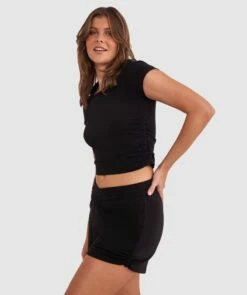 Chill V Front Short - Black 12 Chill V Front Short - Black -BRAS N THINGS Sales chill v front short black 01440201 6