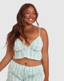 Dorothy Bralette - Mint Green 19 Dorothy Bralette - Mint Green -BRAS N THINGS Sales dorothy bralette mint green 01322604 13