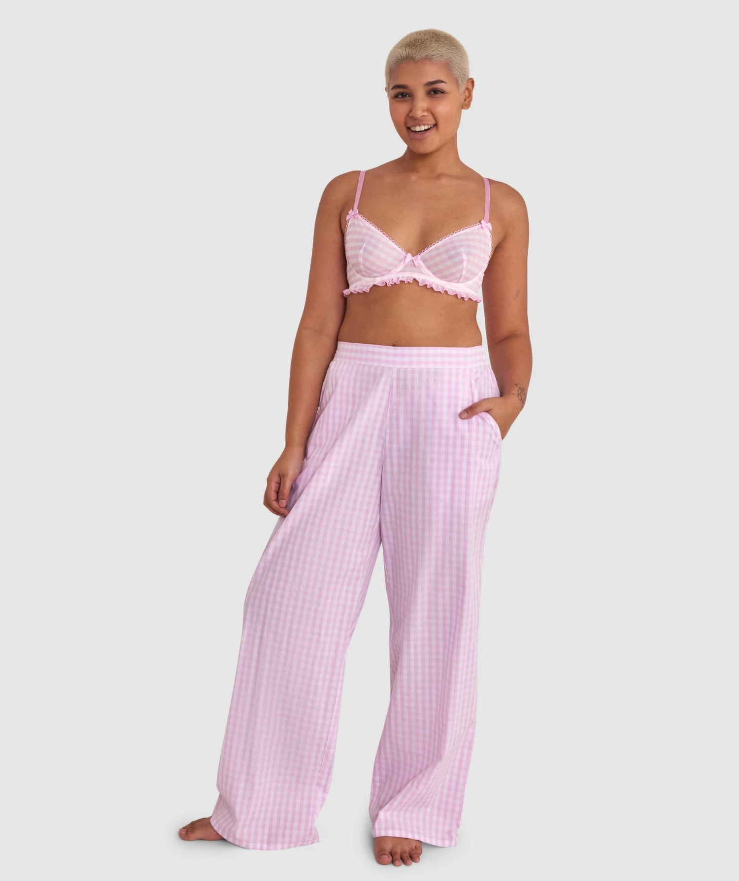 Dorothy Long Pant - Pale Pink 6 Dorothy Long Pant - Pale Pink - Image 4