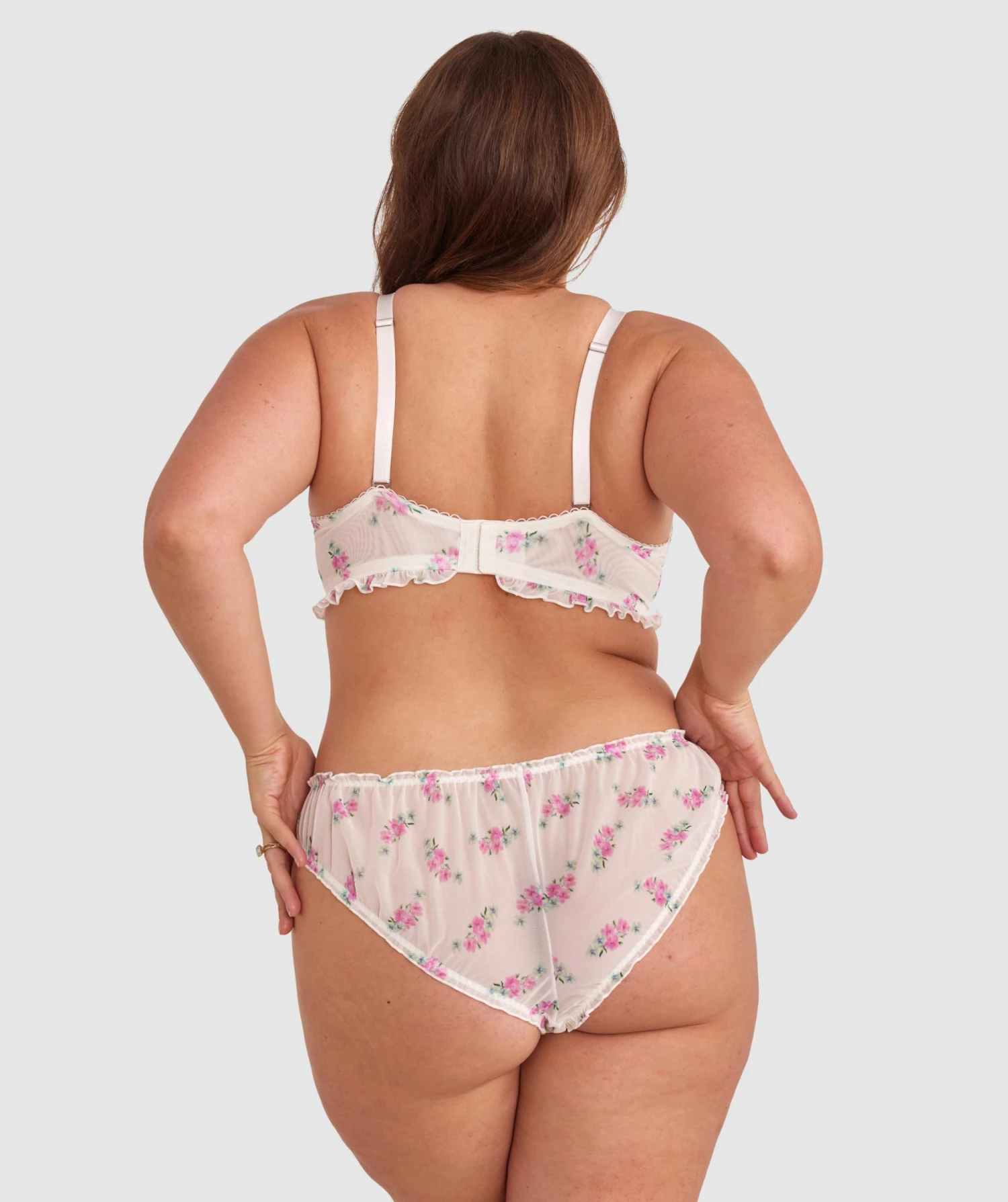 Elodie Brazilian Knicker - Print Floral 3 Elodie Brazilian Knicker - Print Floral